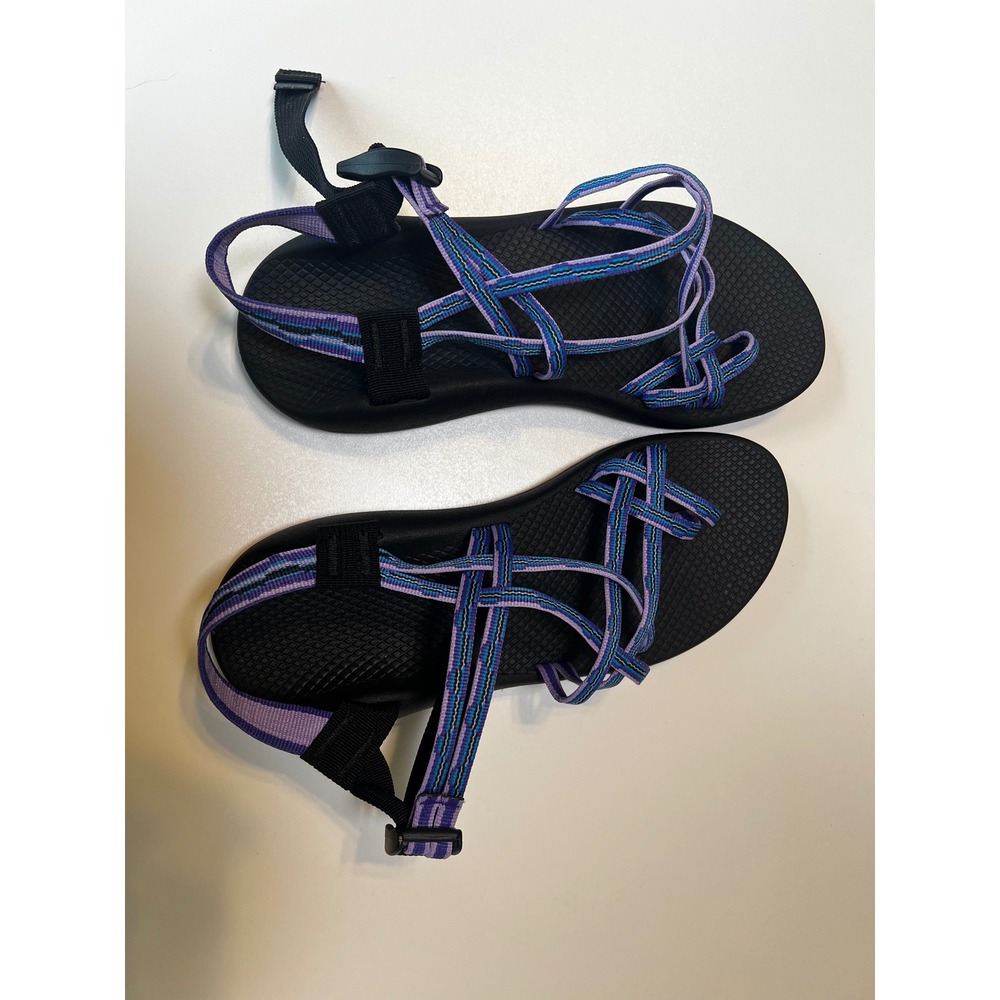 Chacos XZ/Cloud Sandals Women Purple Blue Strappy Sport Outdoor Sz 11